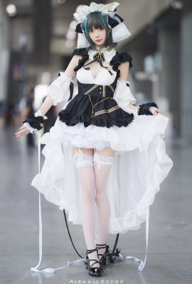 Azur Lane Cheshire@五鬼百鬼 (تصوير: @alan 鲚少) (Kugou Mushroom·Firefly Animation Music Carnival) (9P)