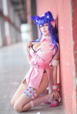 ممرضة معجبة بـ League of Legends Ahri @ HoneyCatQiu (9P)