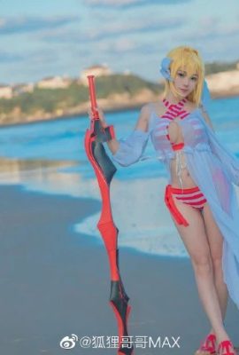 FGO Nero Claudius @ ثعلب مطرز بالحبر الرقيق (تصوير: @ Fox哥MAX) (9P)