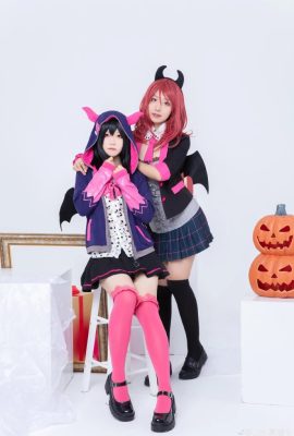 LoveLive!نيشيكينو ماكي: @Lilith Xia Jinxi، نيكول: @咋熊熊是一个小小碰bearQwQ Halloween (9P)