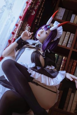 (سلسلة المجموعة عبر الإنترنت) “Shuten Maid” لـ Welfare Hime Hinako No Holy Light VIP Welfare Post (42P)