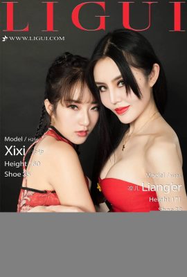 (سلسلة الجمال عبر الإنترنت Ligui) 2020.09.30 “Twin Flowers-Jiayue Qinxianglian” Xixi & Liang'er (86P)