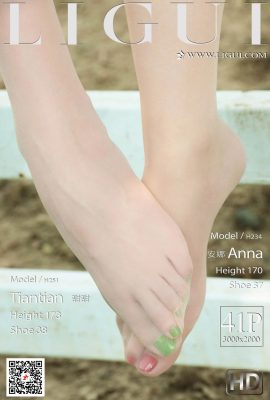 (Ligui Ligui) 2020.11.08 عارضة الأزياء التجميلية عبر الإنترنت Tiantian & Anna (43P) (42P)