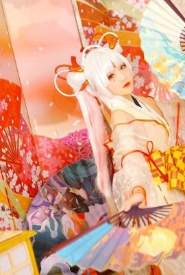 Xia Ningning-COSW Onmyoji Shiranui COS فيلم روائي طويل الأخت الملكية