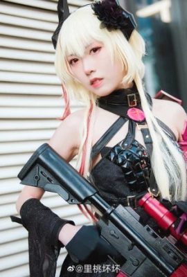 Girls' Frontline M4 SOPMOD II @里桃狠狠 (تصوير: @ Akiyama秋山蓝银) (كرنفال موسيقى الرسوم المتحركة اليراع) (9P)