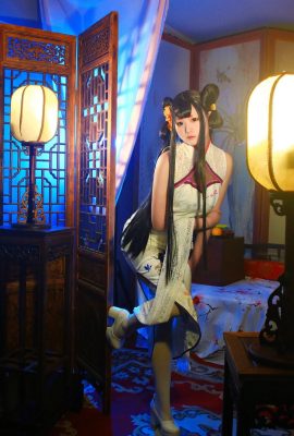 Xia Ningning-Onmyoji Mobile Game COS Cheongsam Twilight Scene Xiefang Palace، سنوات رائعة