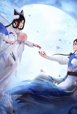 فيلم Xia Ningning-King of Glory COS الطويل Chang'e 2