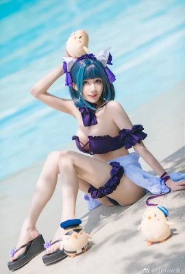 Azur Lane Cheshire Swimsuit cos Dating Summer!