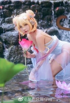 Granblue Fantasy Angela cos Waterside Goddess ver. cn هل هي دب (9P)